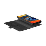 Samsung Galaxy S25 Ultra - dbramante1928 Lynge Äkta Läder 2-i-1 Flip Fodral - Black