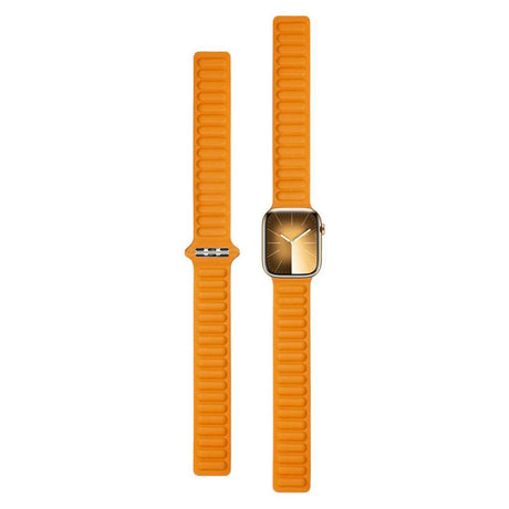 Lippa Apple Watch (38/40/SE/41/42mm) Magnetisk Läderrem - Ljusbrun