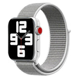 Apple Watch (38/40/SE/41/42mm) Lippa Nylonrem - Vit