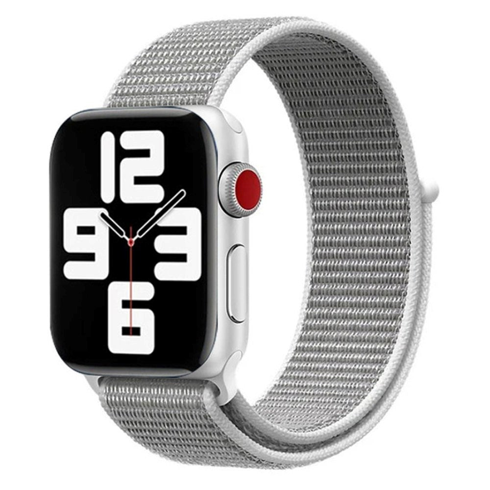 Apple Watch (38/40/SE/41/42mm) Lippa Nylonrem - Grå