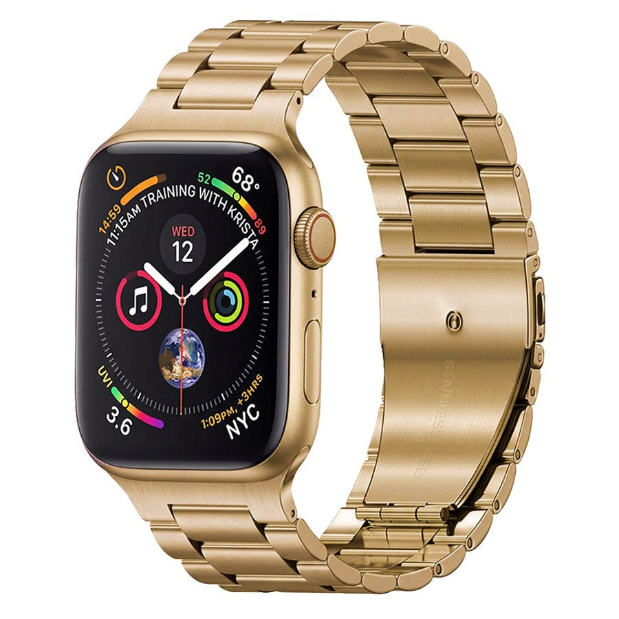 Lippa Apple Watch (38/40/SE/41/42mm) Armband i Rostfritt Stål - Rose Gold