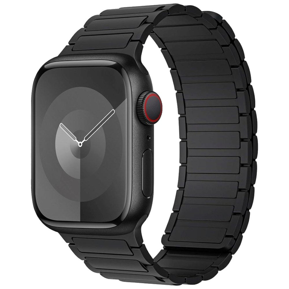 Apple Watch (38/40/41/42 mm) Lippa Magnetisk Silikonrem - Svart