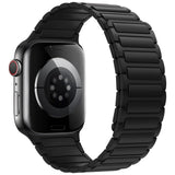 Apple Watch (38/40/41/42 mm) Lippa Magnetisk Silikonrem - Svart