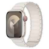 Apple Watch (38/40/41/42 mm) Lippa Magnetisk Silikonrem - Vit