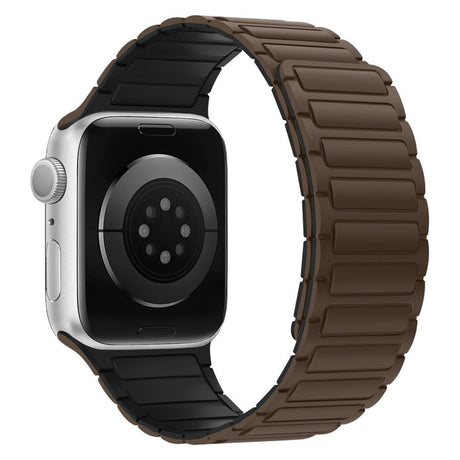 Apple Watch (38/40/41/42 mm) Lippa Magnetisk Silikonrem - Brun
