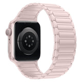 Apple Watch (42/44/45/46/49 mm) Lippa Magnetisk Silikonrem - Rosa
