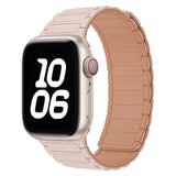 Apple Watch (42/44/45/46/49 mm) Lippa Magnetisk Silikonrem - Pink
