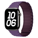 Apple Watch (42/44/45/46/49 mm) Lippa Magnetisk Silikonrem - Lila