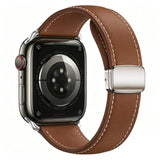Apple Watch (38/40/41/42 mm) Lippa Magnetisk Klockarmband i Konstläder - Brun