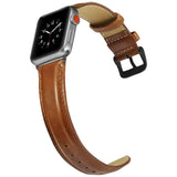 Apple Watch (38/40/41/42 mm) Lippa Klockarmband i Konstläder - Brun