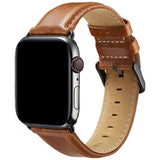 Apple Watch (38/40/41/42 mm) Lippa Klockarmband i Konstläder - Brun