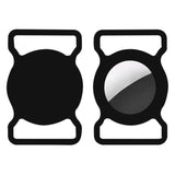 Lippa Silikon AirTag 1. & 2. Gen. Hållare för Krage - Svart