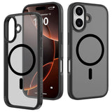 iPhone 17 Lippa Hybrid Plast Skal - MagSafe Kompatibel - Matt / Svart