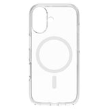 iPhone 17 Lippa Hybrid Plast Skal - MagSafe Kompatibel - Genomskinlig / Vit