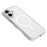 iPhone 17 Lippa Hybrid Plast Skal - MagSafe Kompatibel - Genomskinlig / Vit