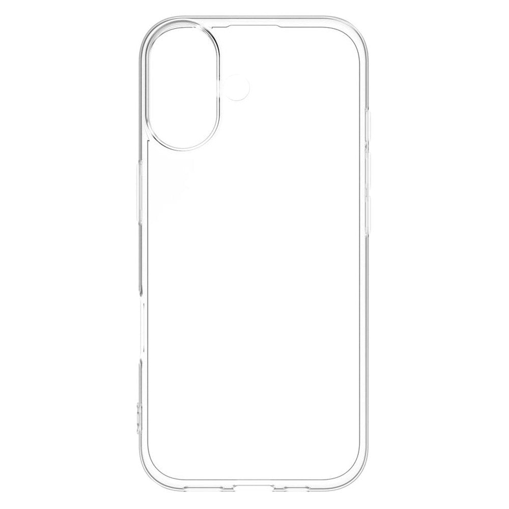 iPhone 17 Lippa Slim Flexibelt Plast Skal - Genomskinlig