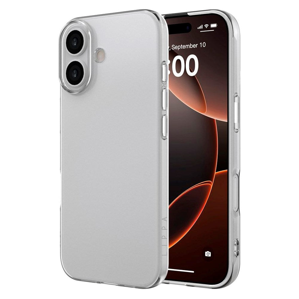 iPhone 17 Lippa Slim Flexibelt Plast Skal - Genomskinlig