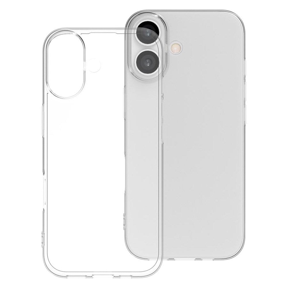 iPhone 17 Lippa Slim Flexibelt Plast Skal - Genomskinlig