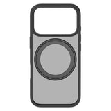 iPhone 17 Pro Lippa Hybrid Plast Skal m. 360 Roterande Kickstand - MagSafe Kompatibel - Matt / Svart