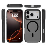 iPhone 17 Pro Lippa Hybrid Plast Skal - MagSafe Kompatibel - Matt / Svart