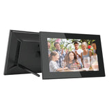 Lippa 10" Frameo Digital Fotoram i Glas (27,5 x 19 cm) - Svart