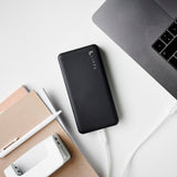 Lippa 10.5W m. USB-A Powerbank 20.000 mAh - Svart