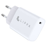 Lippa 20W Väggladdare med USB-C - Strömförsörjning - Vit