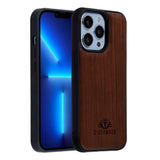 EIDERWOOD iPhone 13 Pro Magnetiskt Träskal - MagSafe Kompatibel - Palisander