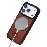 EIDERWOOD iPhone 17 Pro Magnetiskt Träskal - MagSafe Kompatibel - Palisander