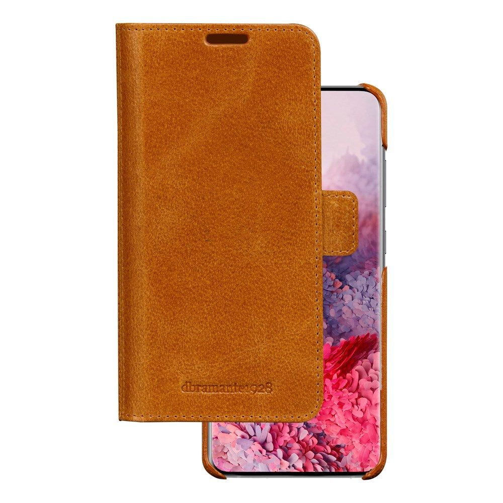 Samsung Galaxy S20 dbramante1928 Lynge 2-i-1 Äkta Läder Flip Fodral - Tan