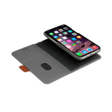 iPhone 11 Pro dbramante1928 Lynge 2-i-1 Äkta Läder Flip Fodral - Pebbled Grey