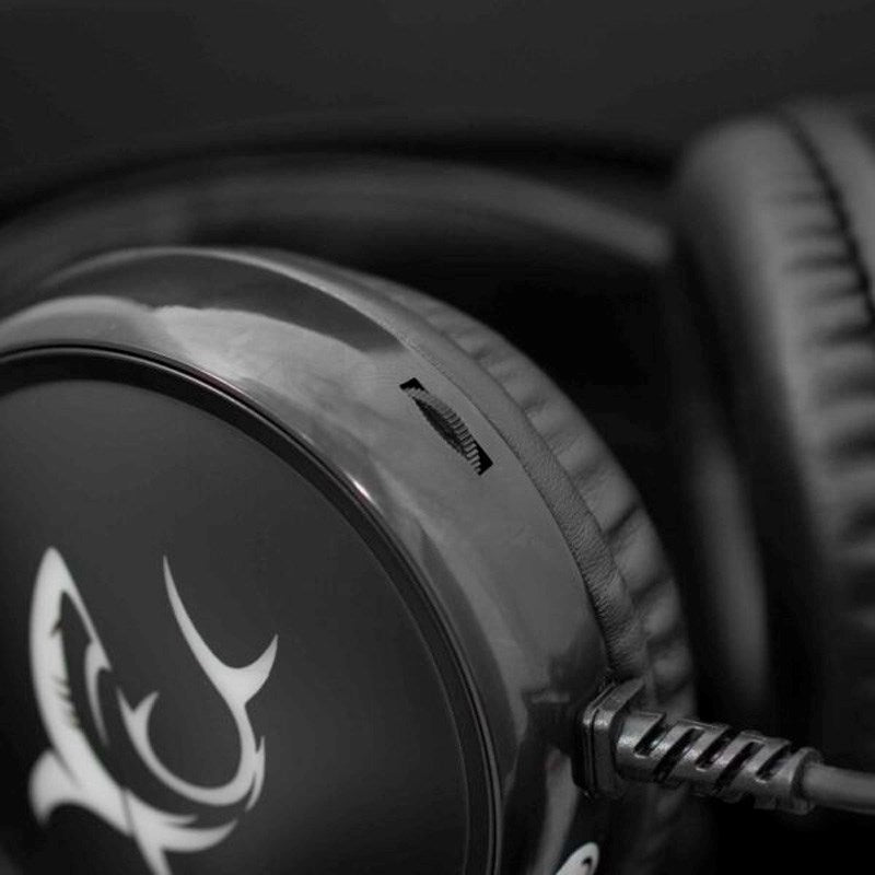 White Shark MARGAY On-Ear Gaming Headset - Svart