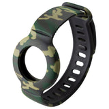 Deltaco Apple AirTag Strap - Silicone - Camouflage