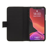 iPhone 12 Pro Max Deltaco 2-i-1 Konstläder Fodral - Svart