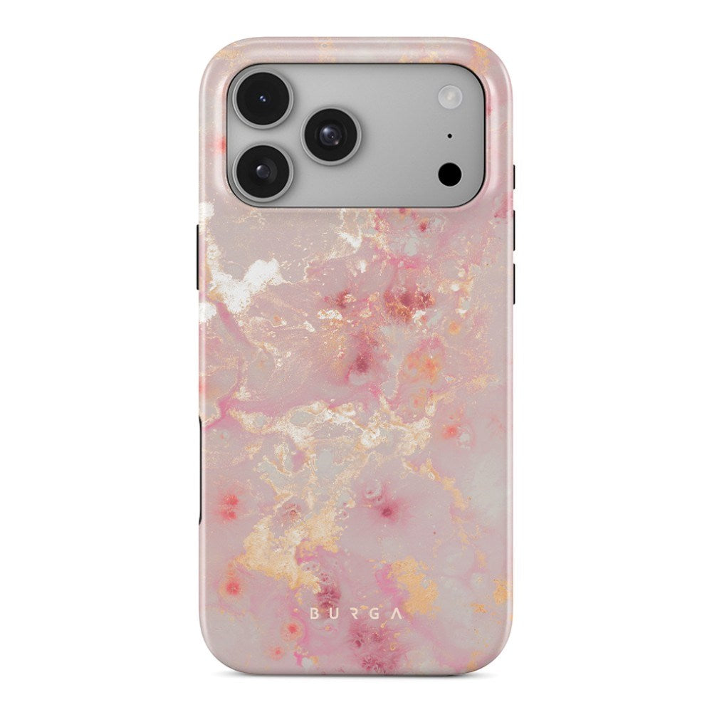 iPhone 18 Pro Burga Tough Fashion Skal - MagSafe Kompatibel - Golden Coral
