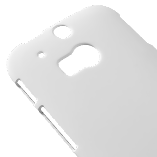 HTC One M8 / M8s Skal Plast - Vit