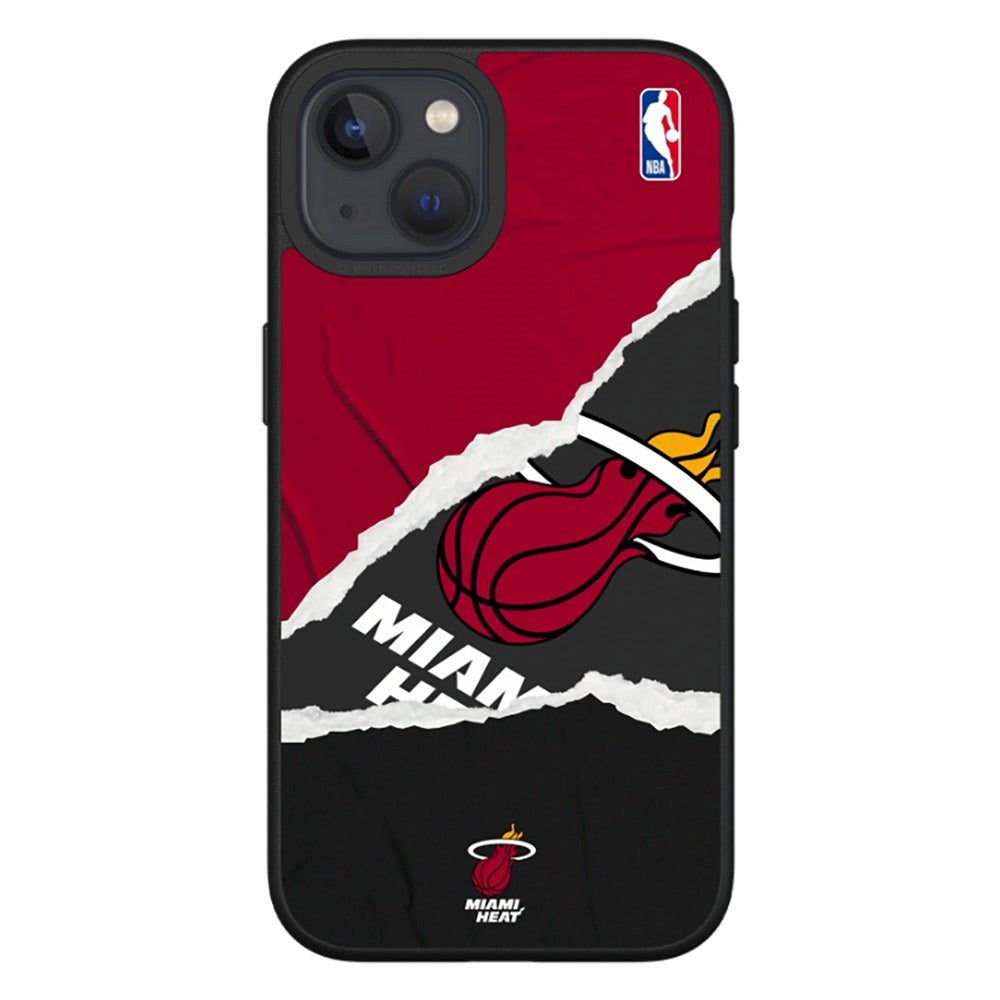 iPhone 13 RhinoShield SolidSuit Tåligt NBA Skal med Miami Heat - Sweat and Tears