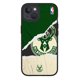 iPhone 13 RhinoShield SolidSuit Tåligt NBA Skal med Milwaukee Bucks - Sweat and Tears