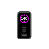 Display Väggladdare Mobile Origin GaN 140 W med 2x USB-C + 1x USB-A - Svart