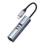 Mobile Origin 7-i-1 USB-C Hubb - USB-A / USB-C / HDMI / TF & SD Kort - Grå