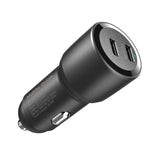 Biladdare Mobile Origin 60W med 2 X USB-C - Svart