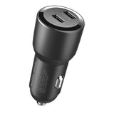 Biladdare Mobile Origin 60W med 2 X USB-C - Svart