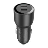 Biladdare Mobile Origin 60W med 2 X USB-C - Svart