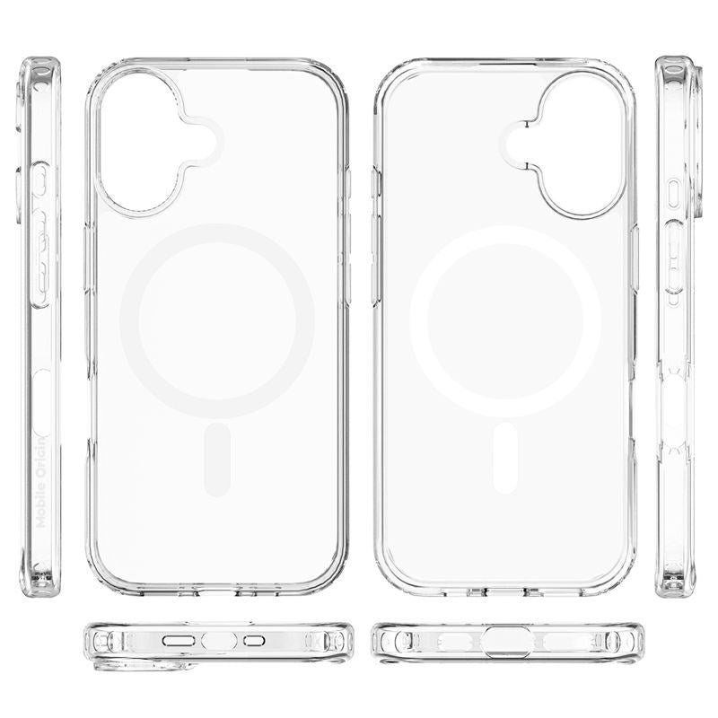 iPhone 17 Mobile Origin Hybrid Skal - MagSafe Kompatibel - Transparent