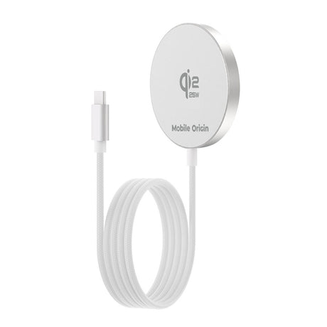 Magnetisk Trådlös Laddare Qi2 25W – Vit