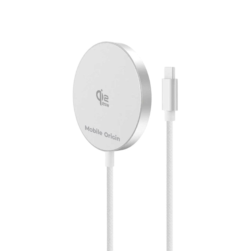 Magnetisk Trådlös Laddare Qi2 25W – Vit
