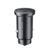 Biladdare Mobile Origin 30 W med 2x USB-C - Svart