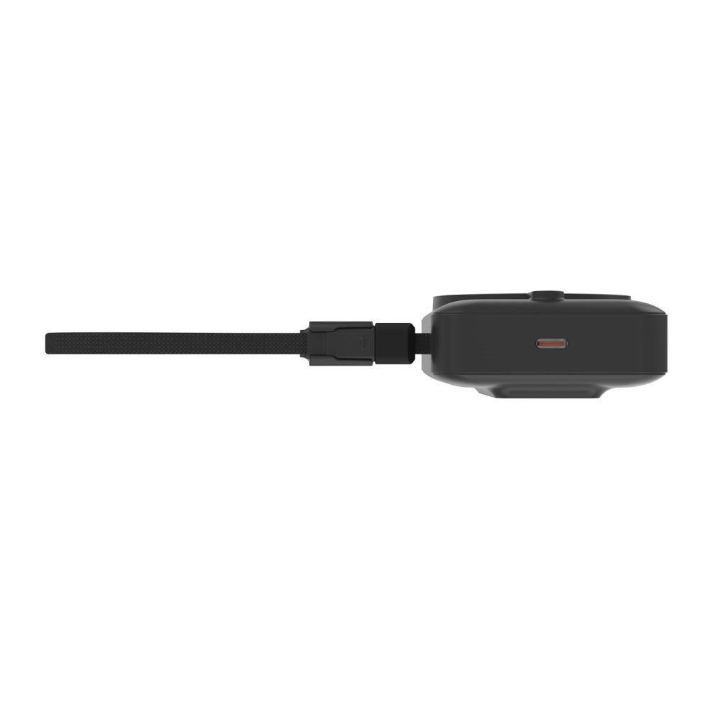 Mobile Origin 10 000 mAh Powerbank med Trådlös Laddning / Inbyggd USB-C Kabel - MagSafe / Qi2 Kompatibel - Svart