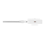 Mobile Origin 10 000 mAh Powerbank med Trådlös Laddning / Inbyggd USB-C Kabel - MagSafe / Qi2 Kompatibel - Vit