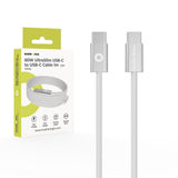 Mobile Origin UltraSlim 60W USB-C till USB-C Kabel - 1m - Vit